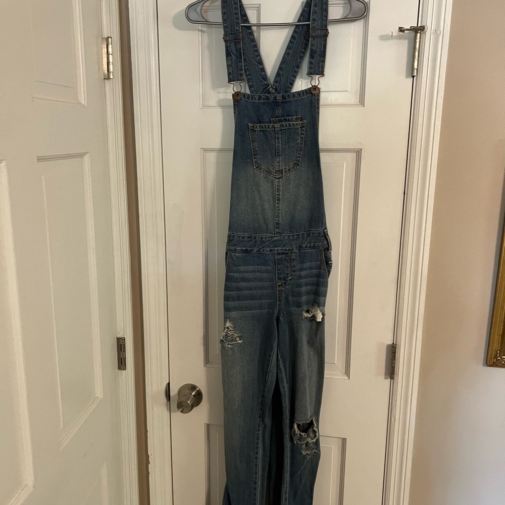 American Rag Light Blue Denim Overalls